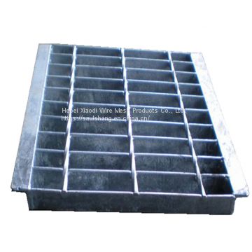 Road drainage platform walkway floor steel grating , catwalk steel grating