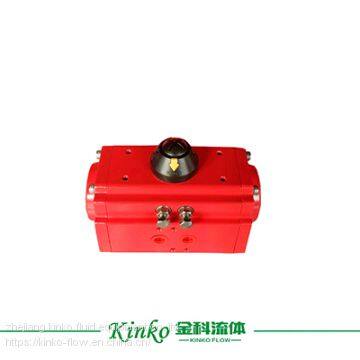 spring return double acting pneumatic actuated rotary angle 90degree for ball valve and butterfly valve