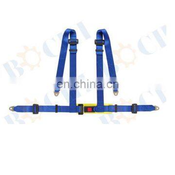 webbing polyester three point safe seat belt for universal car