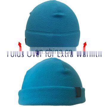 Cheap Price Unisex Embroidery Print Logo Winter Polar Fleece Custom Beanie Hat