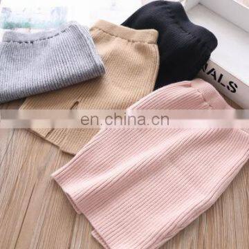 New special offer 4-color thread slit woolen skirt girls skirts skirts kids clothes