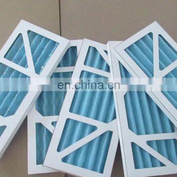 ABY type fiber air board filter efficiency G3 G4 grade with correspinding nominal depth 2'' 4'' pre filtering