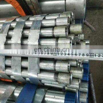 Hot Galvanized Thread and Connection Socket ASTM A53 Gr.A Seamless Carbon Steel Pipe 5.8M photo-2