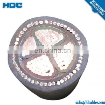 Nigeria Market copper conductor 4core 60mm Armored cable