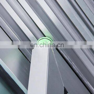 High Quality Tempered Glass Exterior Glass Door With Aluminum Frame