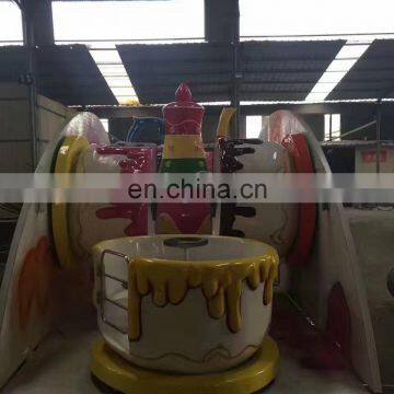 Outdoor Rotating Large Turntable Entertainment Children Coffee Cup Amusement Park Equipment photo-3
