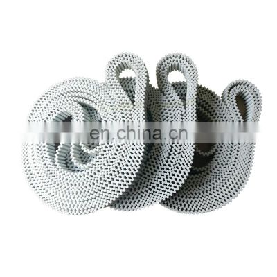 PU steel core White open double sided timing belt