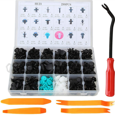 Car Push Type Plastic Pop Rivets Fastener Kit Car Accessories