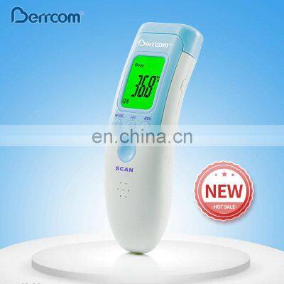 China in stock forehead digital infrared thermometer CE approved non-contact body infrared forehead thermometer for human