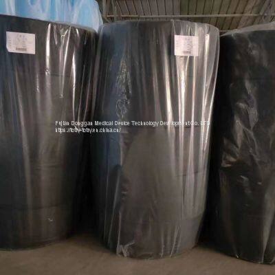 Black 80g Spunbonded Non-woven Fabric Door Width Can be Customized for Export photo-4
