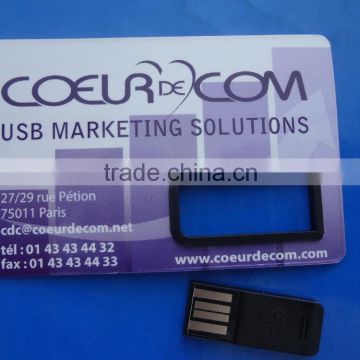 New design high quality paper usb flash drives, custom logo paper business card by OEM usb factory