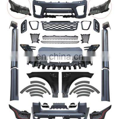 High Quality Upgrade Body Kit For Range Rover Sport L494 2014 Upgrade to 2018-2020 OE  Facelift Body Kit