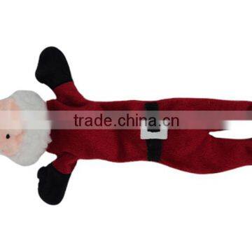 New design squeaky plush dog toys Santa Claus