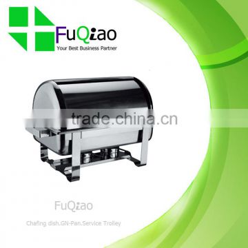 High quality Rectangule Roll Top Stainless Steel Buffet Electric Chafer for Hotel