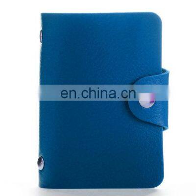 2018 Fashion Pu Function 24 Bits Card Case Business Card Holder Men Women Credit Passport Card Bag Id Passport Card Wallet H077 photo-2