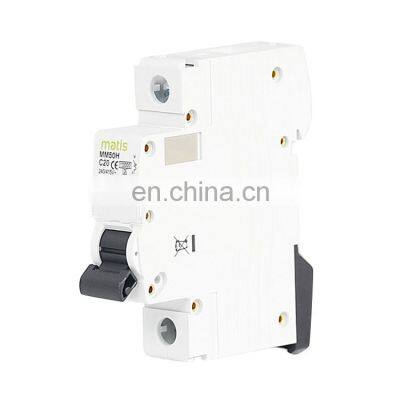 Cheap durable dependable performance easy to operate Matis MM50H-1P 1-63A 380V 50/60hz electrical mini circuit breakers