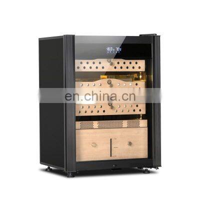 Small Luxury Premium Humidity Control Cigar Refrigerator Humidor Professional Compressor Electronic Cigar Humidor Cabinet