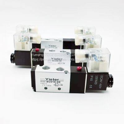 5 Port 12v Normally Open Electromagnetic Solenoid Valve 4V220-10 photo-5