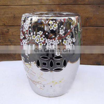 Mix Color Glazed Chinese Garden Ceramic Drum Stool For Retail And Wholesale photo-2
