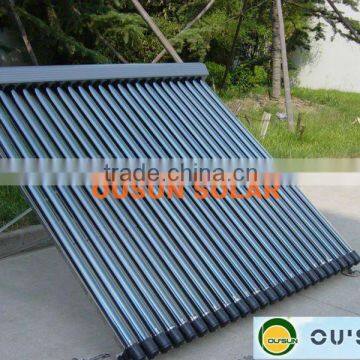 Evacuated vacuum tube solar heat pipe collector