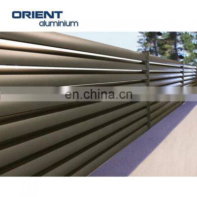 Pre-fabricated Aluminum Louver Fence Aluminum Slat Fence manufacturer