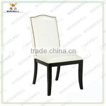 WorkWell fabric high quality dining room chair with high Rubber wood legs Kw-D4155