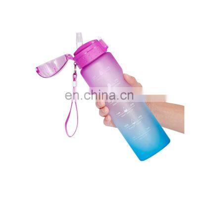 100% Bpa free fitness workout motivational widely used cheap popular portable durable sports water bottles with custom logo