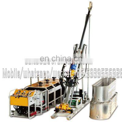 200m depth  portable hydraulic Diesel engine water well drilling rig machine for sales