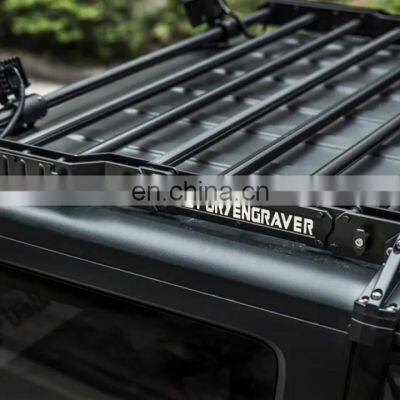 Offroad Furyengraver Aluminium Roof Rack for Jeep Wrangler JK 2007+Roof Luggage 4x4 Accessories From Maiker