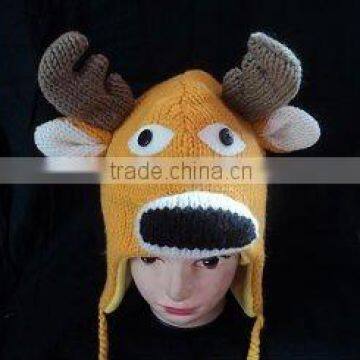 Yellow Moose winter hat