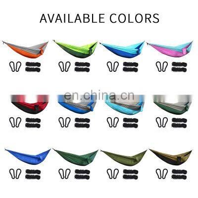 Folding Double Hanging Wholesale Swing Portable Nylon Outdoor Camping Hammock photo-2