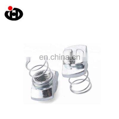 Hot Sale  JINGHONG Shrapnel Strut Channel Square Stainless Steel Spring Nut