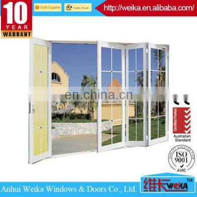 New Style Quality Upvc Accordion Folding Door Soundproof Double Glazed Doors photo-5