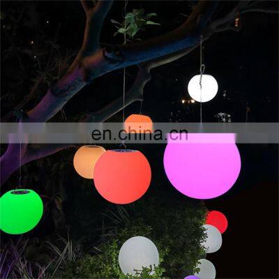 Solar Lanterns Waterproof Outdoor Hanging Battery Outdoor Garden Restaurant Led Hanging Pendant Chandelier Ball Globe Light Lamp