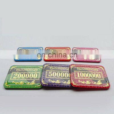 Premium Professional Printable Rounders Rectangular Luxury Wholesale Casino Cheap 14g Ept Custom Poker Chips