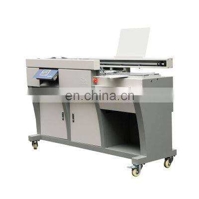 a3 a4 full automatic hardcover spine&side glue book binder machine book binding paper processing making packing machine