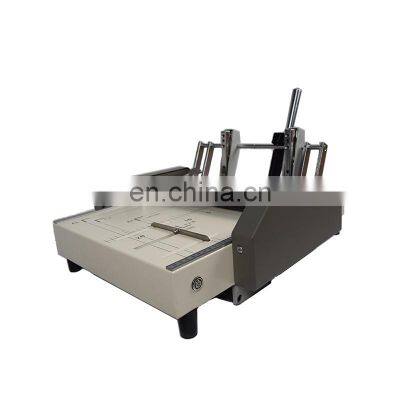 Hot-sale Manual Type Desktop Booklet Maker Folding Machine photo-3