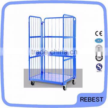 Stainless steel material four wheels heavy duty cage