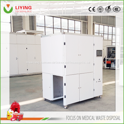 Easy to Operate Clinic Medical Waste Microwave Disinfection Disposal Autoclave Sterilizer