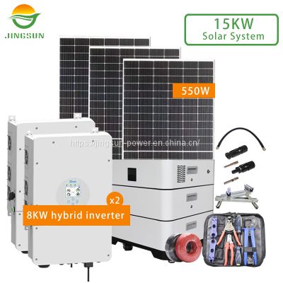 15 KW Solar System 550W solar panels