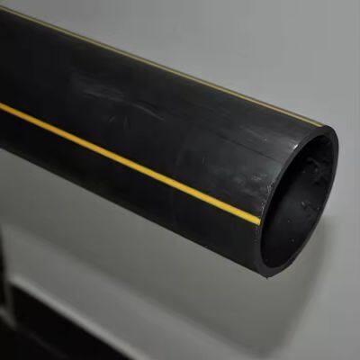 Wholesale Good Quality Plastic PE100 PE80 HDPE Gas Pipe With Yellow line for Gas Supply