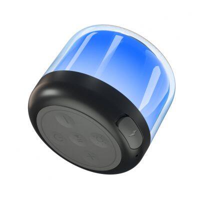Factory Wholesale Audio Music Player LED Mini Portable Bluetooth Speakers With RGB Light photo-3