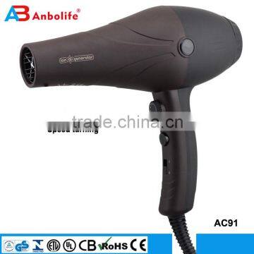 professional LCD display infrared low radiation brushless motor hair dryer