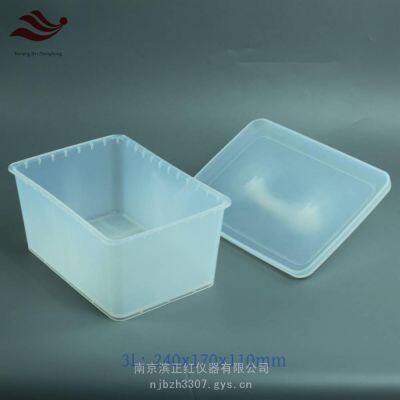 3l Pfa Acid Tank, High Temperature Resistant and Corrosion Proof, Square Cleaning Tank With Lid, Integrally Molded Acid - Base Tank, Leak - Free Immersion Tank photo-4