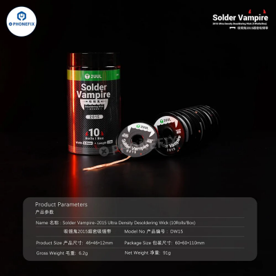 2UUL DW15 Solder Vampire Wick for CPU and Nand Tin Cleaning photo-4