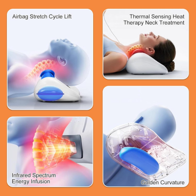 Cervical Neck Massager With Stretching Support MH-LK03 photo-3