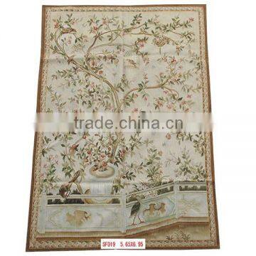Customize Hand knotted wool tapestry wall hanging carpet
