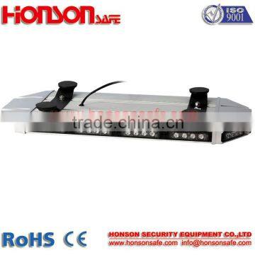 28" Inch Low Profile Magnetic Roof Mount Code3 Sound-off Emergency Vehicle Strobe Warning Mini LED Light Bar photo-2