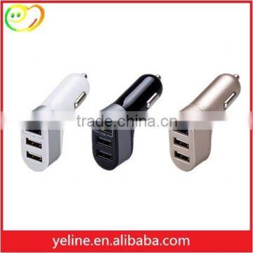 Nexus one /5X/6 Gold/black/white 3 port car charger