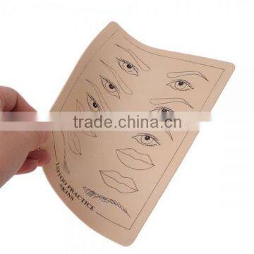 permanent makeup Eyebrow Lips Picture Tattoo Simulation Practice Skin Beige For beginners P002